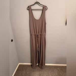 Free People Rust Wide Leg Drawstring Pants | Size L